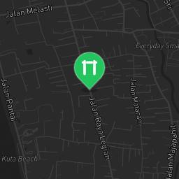 Map showing where Outdoor Fitness Badung is