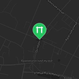 Map showing where Mirnyy - Street Workout Equipment - Подъезд к п. Мостовая is