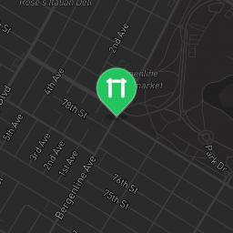 Map showing where James J. Braddock North Hudson County Park is