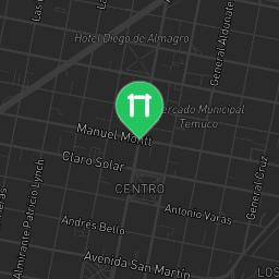 Map showing where Street Wokrout Park Temuco is