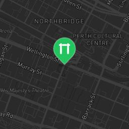 Map showing where Bodyweight gym - Perth -  - Calisthenics workout is