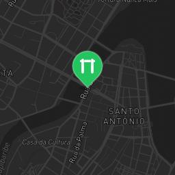 Map showing where Outdoor Fitness Recife - Pernambuco is