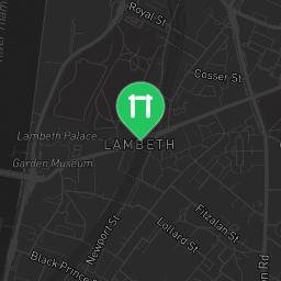 Map showing where London - Outdoor Gym - Archbichops Park is