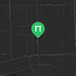 Map showing where Pikalyovskoe - Calisthenics Park - Pizza is