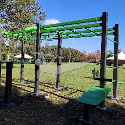 Map showing where Cognento Parco Melotti Exercise Equipment is