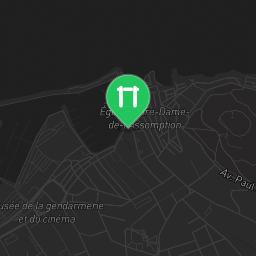 Map showing where Saint-Tropez - Street Workout Park - Avenue Augustin Grangeon is