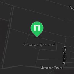 Map showing where Krasochnyy - Fitness Park - 356611 is