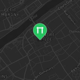 Map showing where Bodyweight workout - Compiègne - Calisthenics workout is