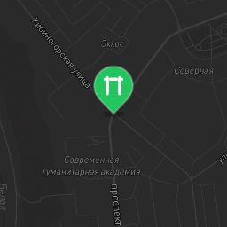Map showing where Kirovsk - Street Workout Park is