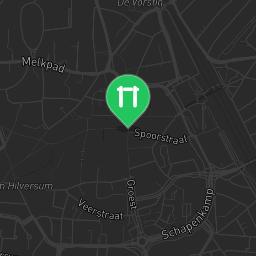Map showing where Hilversum - Calisthenics Park - Media Park is