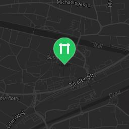 Map showing where Tristach - Outdoor Pull Up Bar - Sternbachstraße is