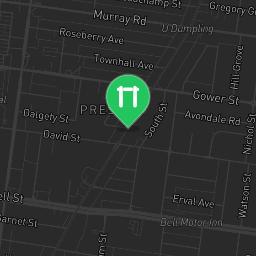 Map showing where Bodyweight fitness - Melbourne - Calisthenics workout is