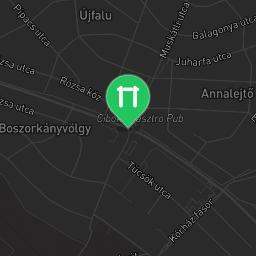 Map showing where Outdoor workout - Telki - - Calisthenics workout is