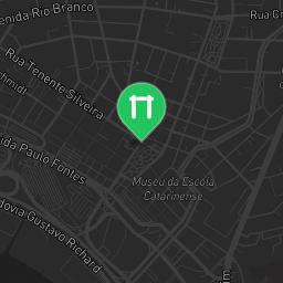 Map showing where Outdoor workout - Florianópolis - Calisthenics workout is