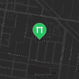Map showing where Outdoor fitness - Melbourne - Calisthenics workout is
