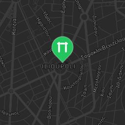 Map showing where Otudoor Gym Ilioupoli is