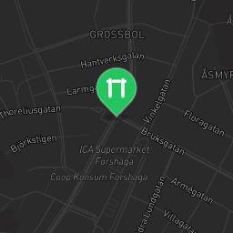Map showing where Outdoor workout - Forshaga - Calisthenics workout is