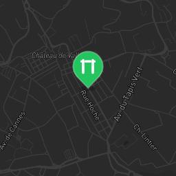 Map showing where Bodyweight fitness - Vallauris - Calisthenics workout is