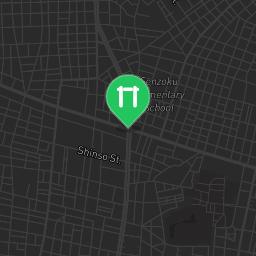 Map showing where Outdoor workout - Tokyo - Calisthenics workout is