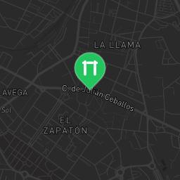 Map showing where Complejo deportivo La Lechera - Torrelavega is