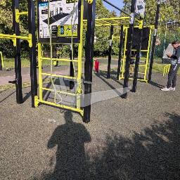 Map showing where London - Exercise Park - Holland Park is
