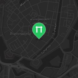 Map showing where Outdoor Gym Brielle is