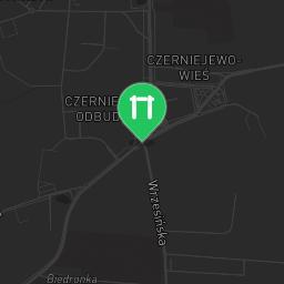 Map showing where Public gym park - Czerniejewo - Calisthenics workout is