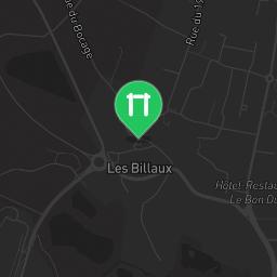 Map showing where Les Billaux - Outdoor Fitness Trail - Lac des Dagueys is