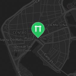 Map showing where Public gym park - Cartagena of Indias - Calisthenics workout is