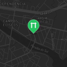 Map showing where Bodyweight training - Resende - Calisthenics workout is