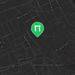 Map showing where Ostrava-Poruba - Street Workout Park - Workout Club is