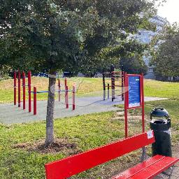Map showing where Calisthenics Hub Giardino Madre Teresa is