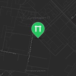 Map showing where Kaspiysk - Calisthenics Park - Мечеть is