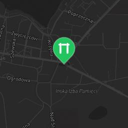 Map showing where Bodyweight fitness - Ińsko - - Calisthenics workout is
