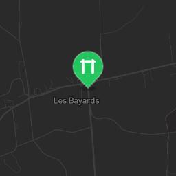 Map showing where Trimm Dich Pfad Les Bayards is