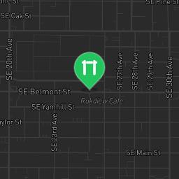 Map showing where Portland - Playground Calisthenics Equipment - Mount Tabor Park is