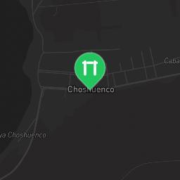 Map showing where Barras Playa Choshuenco is