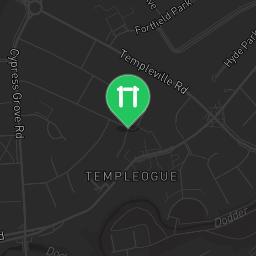 Map showing where Tymon Park calistenics area is
