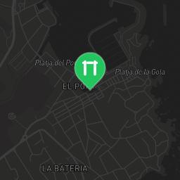 Map showing where Llançà street workout is