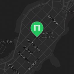 Map showing where Outdoor Fitness Punta del Este is