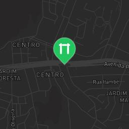 Map showing where Bodyweight gym - Vargem Grande Paulista - Calisthenics workout is
