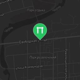 Map showing where Outdoor fitness training - Chern - Calisthenics workout is
