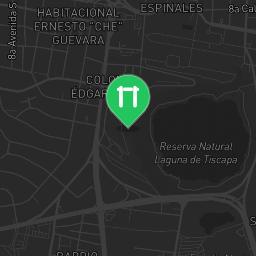 Map showing where Outdoor Gym Managua is