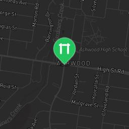 Map showing where Homesglen Reserve Calisthenics Spot is