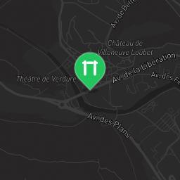 Map showing where Bodyweight fitness - Villeneuve-Loubet - Calisthenics workout is
