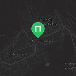 Map showing where OCTAGO Workout Park - Horny Smokovec is