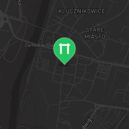 Map showing where Outdoor workout - Oświęcim - Calisthenics workout is