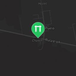 Map showing where Outdoor gym - Cochamó - Calisthenics workout is