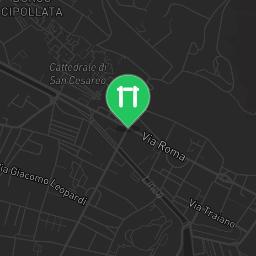 Map showing where Parco Fitness Terracina is