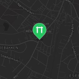 Map showing where Bodyweight fitness - Espergærde - Calisthenics workout is